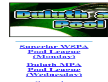 Tablet Screenshot of duluthpool.com